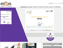 Tablet Screenshot of egitel.com